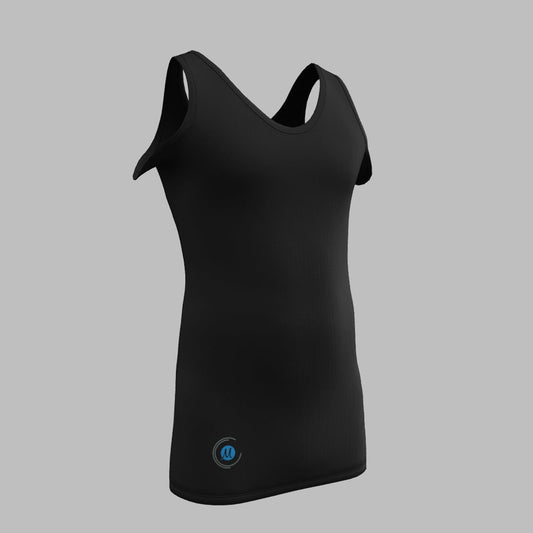 Korsett-Tanktop, schwarz