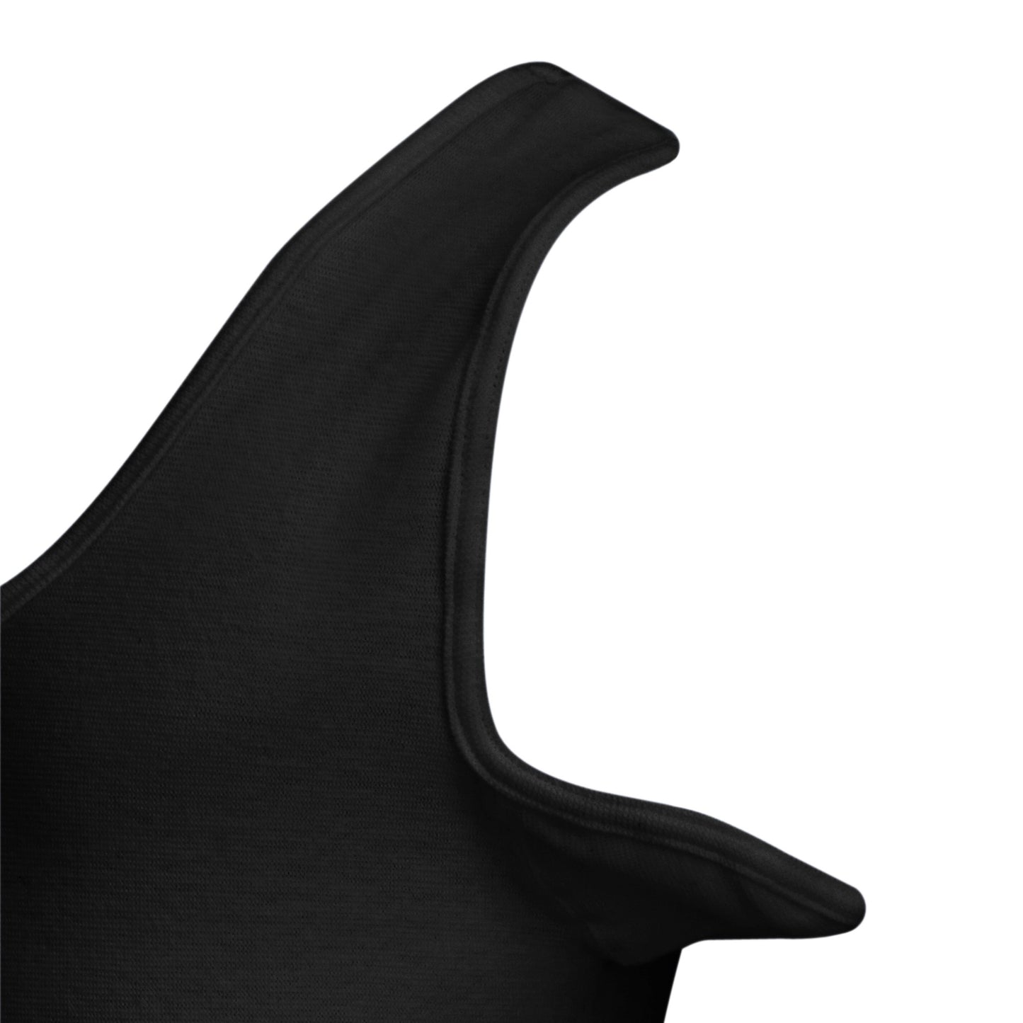 Korsetthemd als Tanktop, schwarz, Detail Achsel-Flap